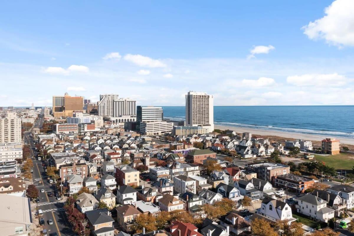 Modern 4Br 2Ba Apt Steps To The Beach Open Living Atlantic City Exteriör bild